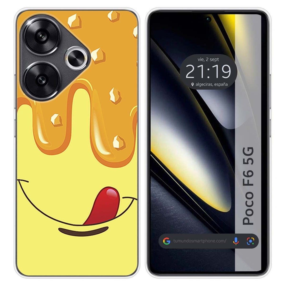 Funda Silicona para Xiaomi Poco F6 5G diseño Helado Vainilla Dibujos