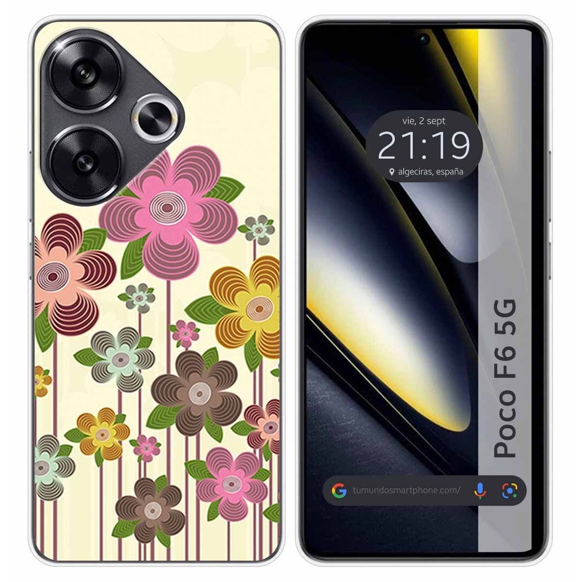 Funda Silicona para Xiaomi Poco F6 5G diseño Primavera En Flor Dibujos