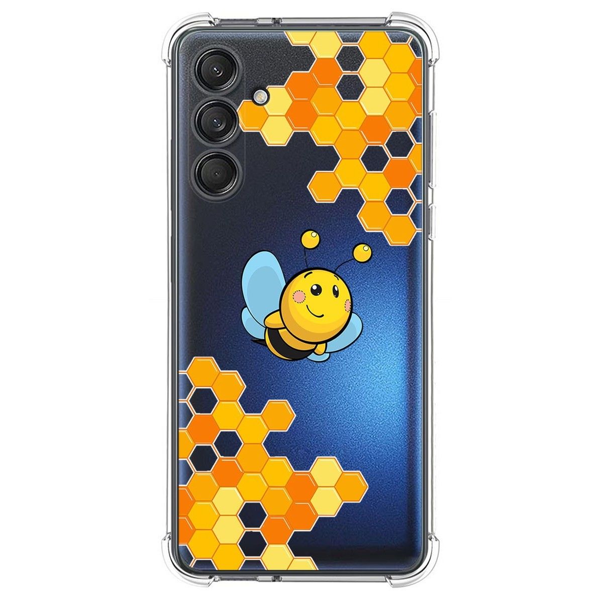 Funda Silicona Antigolpes para Samsung Galaxy M55 5G diseño Abeja Dibujos