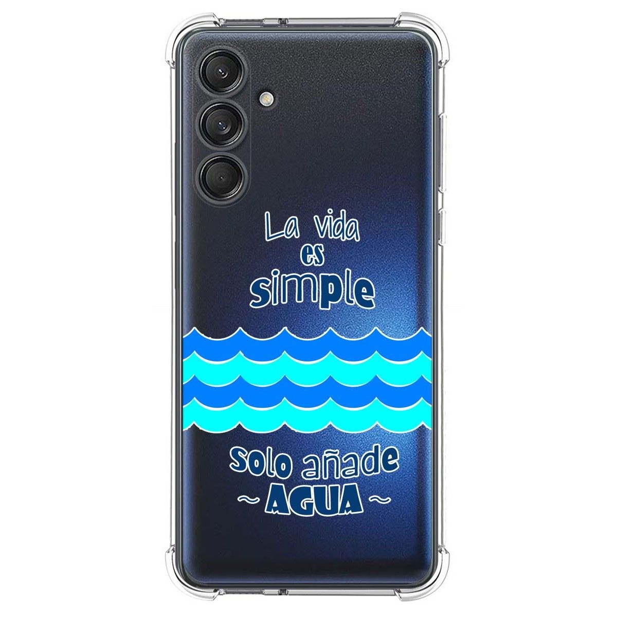 Funda Silicona Antigolpes para Samsung Galaxy M55 5G diseño Agua Dibujos