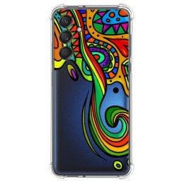 Funda Silicona Antigolpes para Samsung Galaxy M55 5G diseño Colores Dibujos