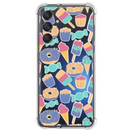 Funda Silicona Antigolpes para Samsung Galaxy M55 5G diseño Dulces 02 Dibujos