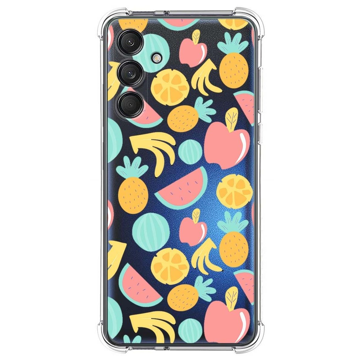 Funda Silicona Antigolpes para Samsung Galaxy M55 5G diseño Frutas 02 Dibujos