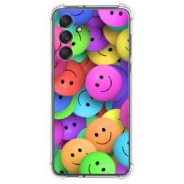 Funda Silicona Antigolpes para Samsung Galaxy M55 5G diseño Smile Dibujos