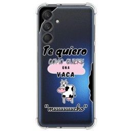 Funda Silicona Antigolpes para Samsung Galaxy M55 5G diseño Vaca Dibujos