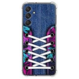 Funda Silicona Antigolpes para Samsung Galaxy M55 5G diseño Zapatillas 06 Dibujos