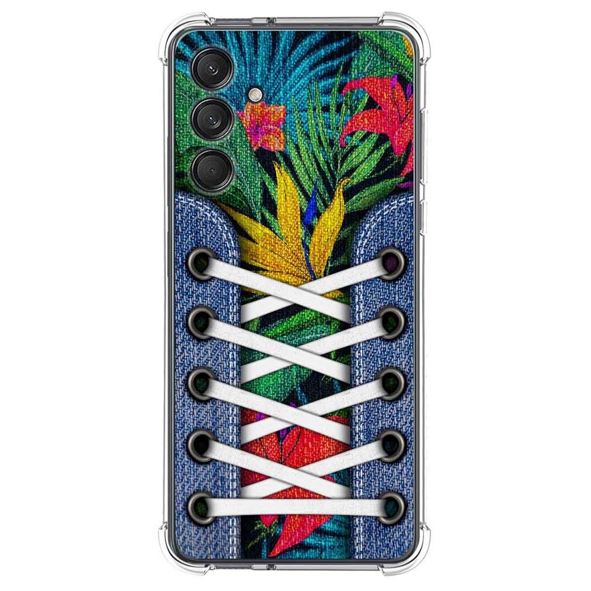 Funda Silicona Antigolpes para Samsung Galaxy M55 5G diseño Zapatillas 12 Dibujos