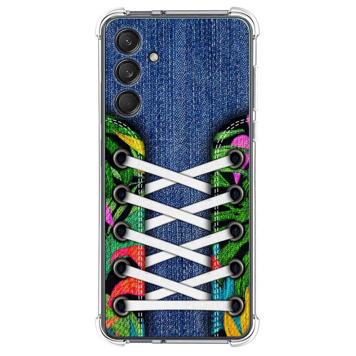 Funda Silicona Antigolpes para Samsung Galaxy M55 5G diseño Zapatillas 13 Dibujos