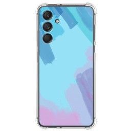 Funda Silicona Antigolpes para Samsung Galaxy M55 5G diseño Acuarela 10 Dibujos