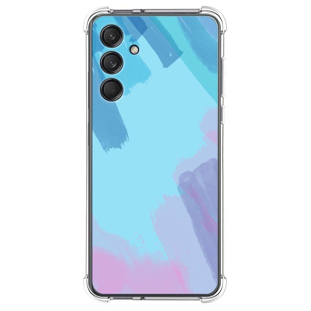 Funda Silicona Antigolpes para Samsung Galaxy M55 5G diseño Acuarela 10 Dibujos