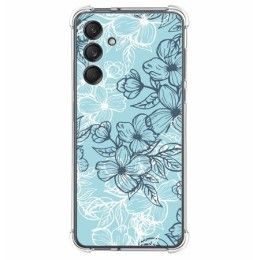 Funda Silicona Antigolpes para Samsung Galaxy M55 5G diseño Flores 03 Dibujos