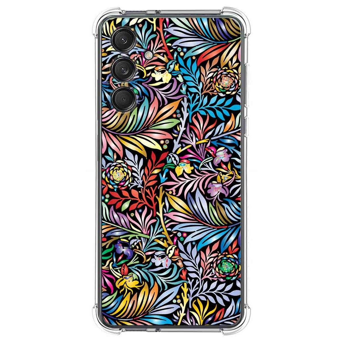 Funda Silicona Antigolpes para Samsung Galaxy M55 5G diseño Flores 04 Dibujos