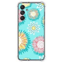 Funda Silicona Antigolpes para Samsung Galaxy M55 5G diseño Flores 05 Dibujos