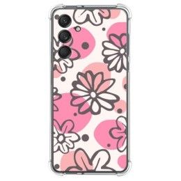 Funda Silicona Antigolpes para Samsung Galaxy M55 5G diseño Flores 09 Dibujos