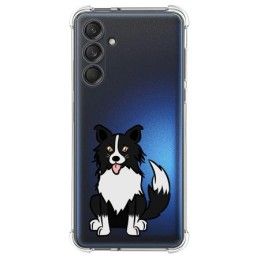 Funda Silicona Antigolpes para Samsung Galaxy M55 5G diseño Perros 01 Dibujos