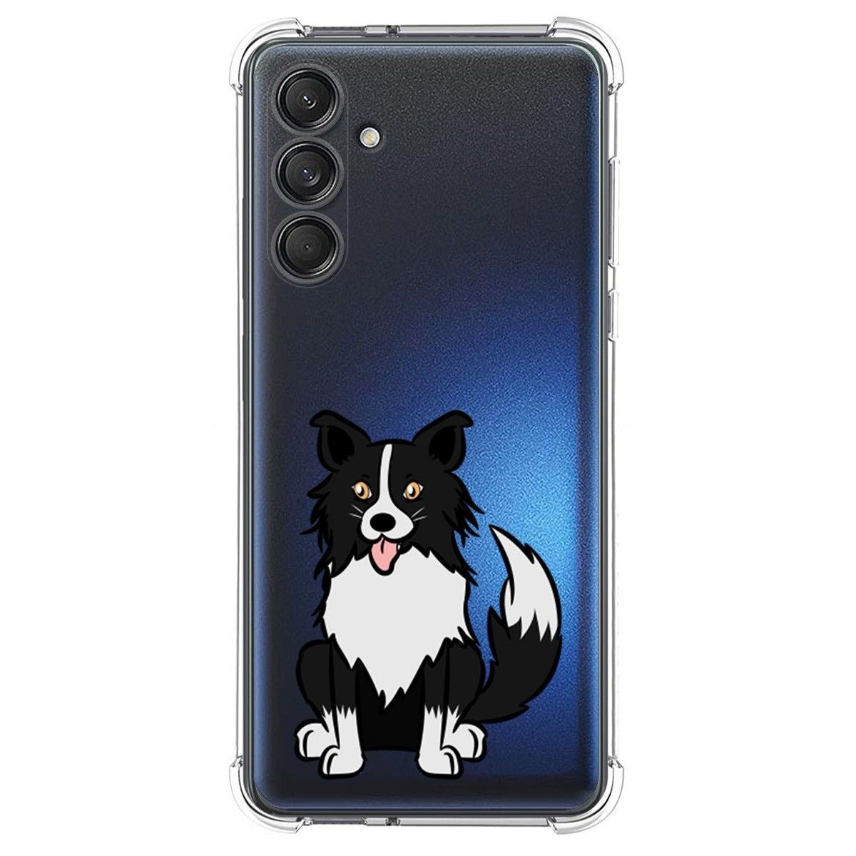 Funda Silicona Antigolpes para Samsung Galaxy M55 5G diseño Perros 01 Dibujos