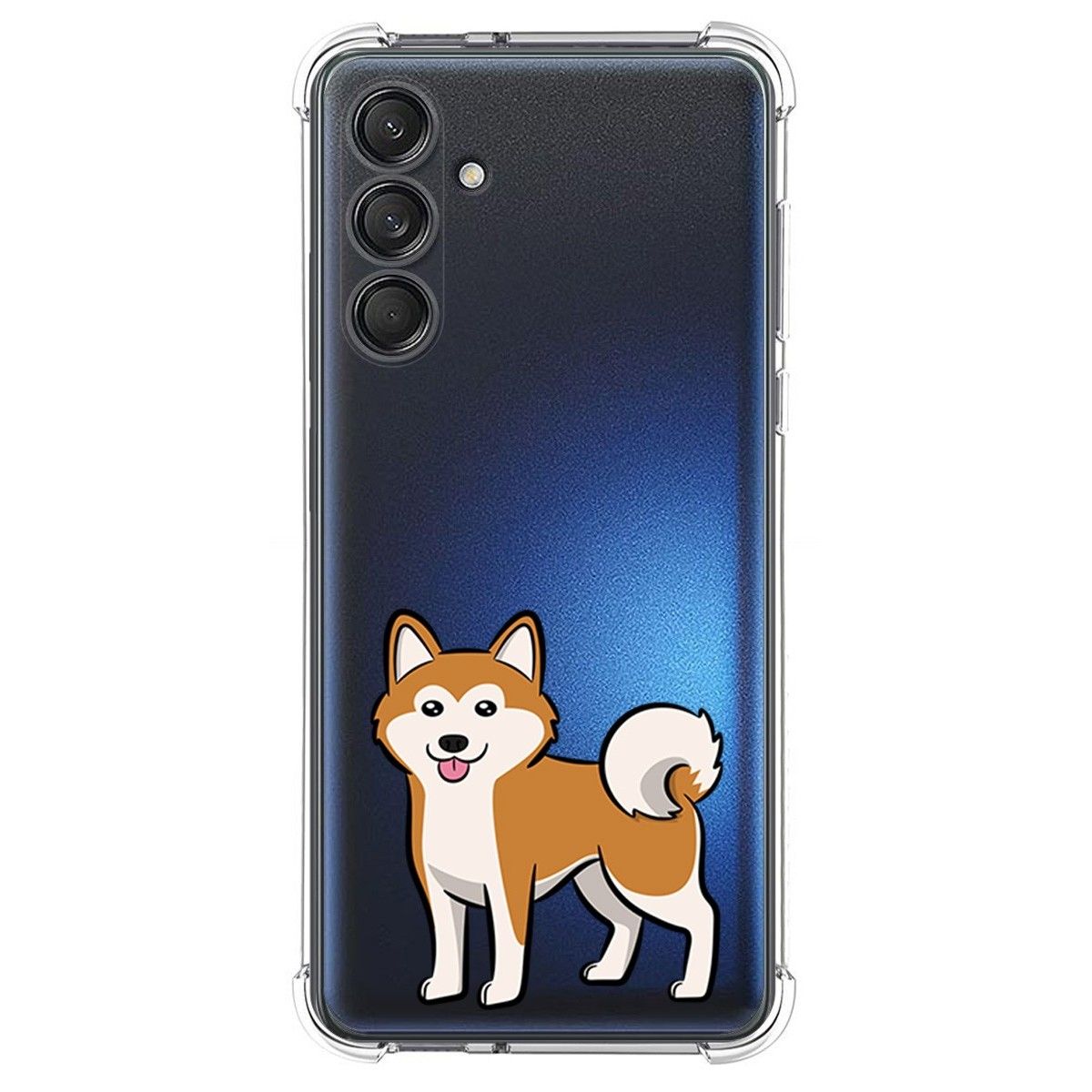 Funda Silicona Antigolpes para Samsung Galaxy M55 5G diseño Perros 02 Dibujos