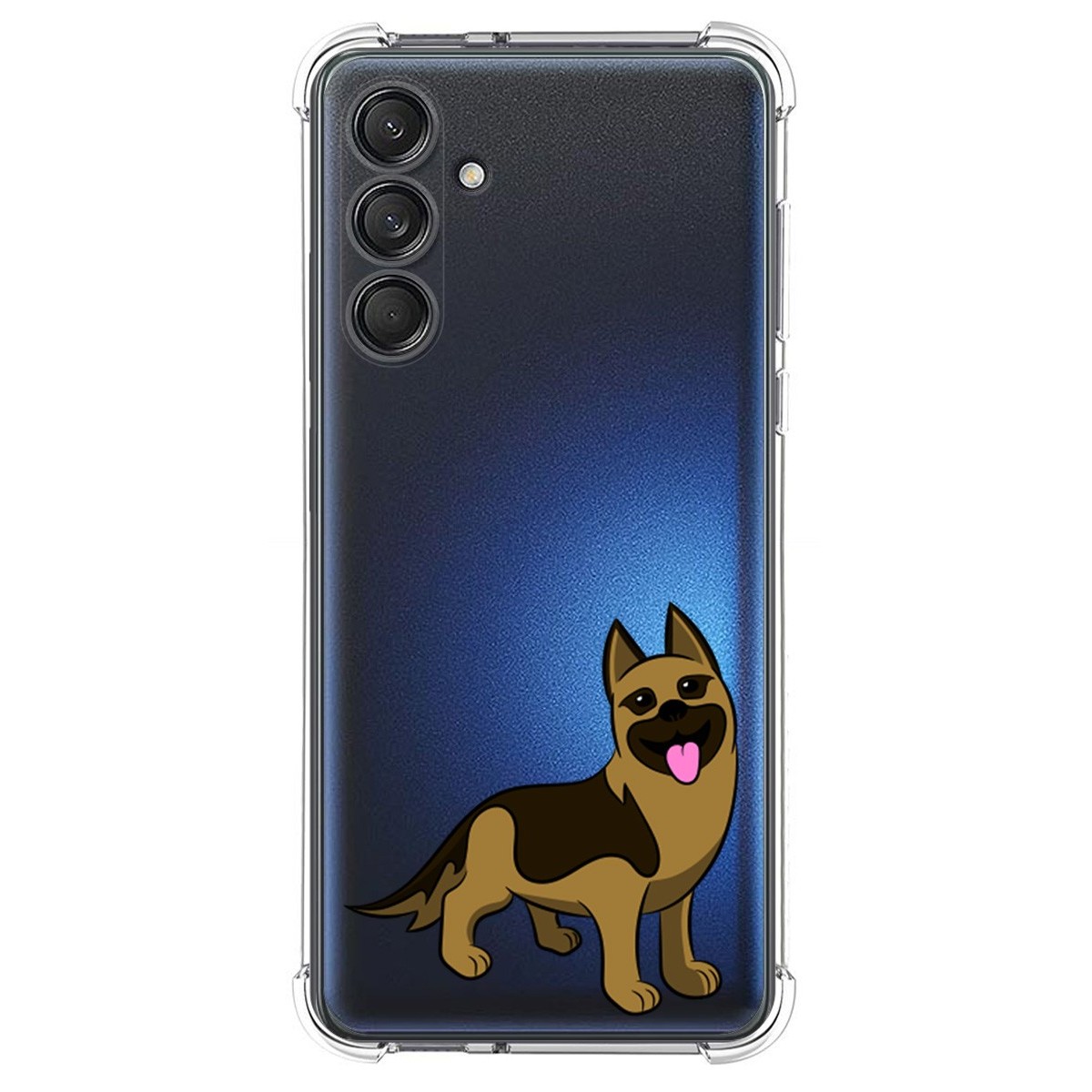 Funda Silicona Antigolpes para Samsung Galaxy M55 5G diseño Perros 03 Dibujos