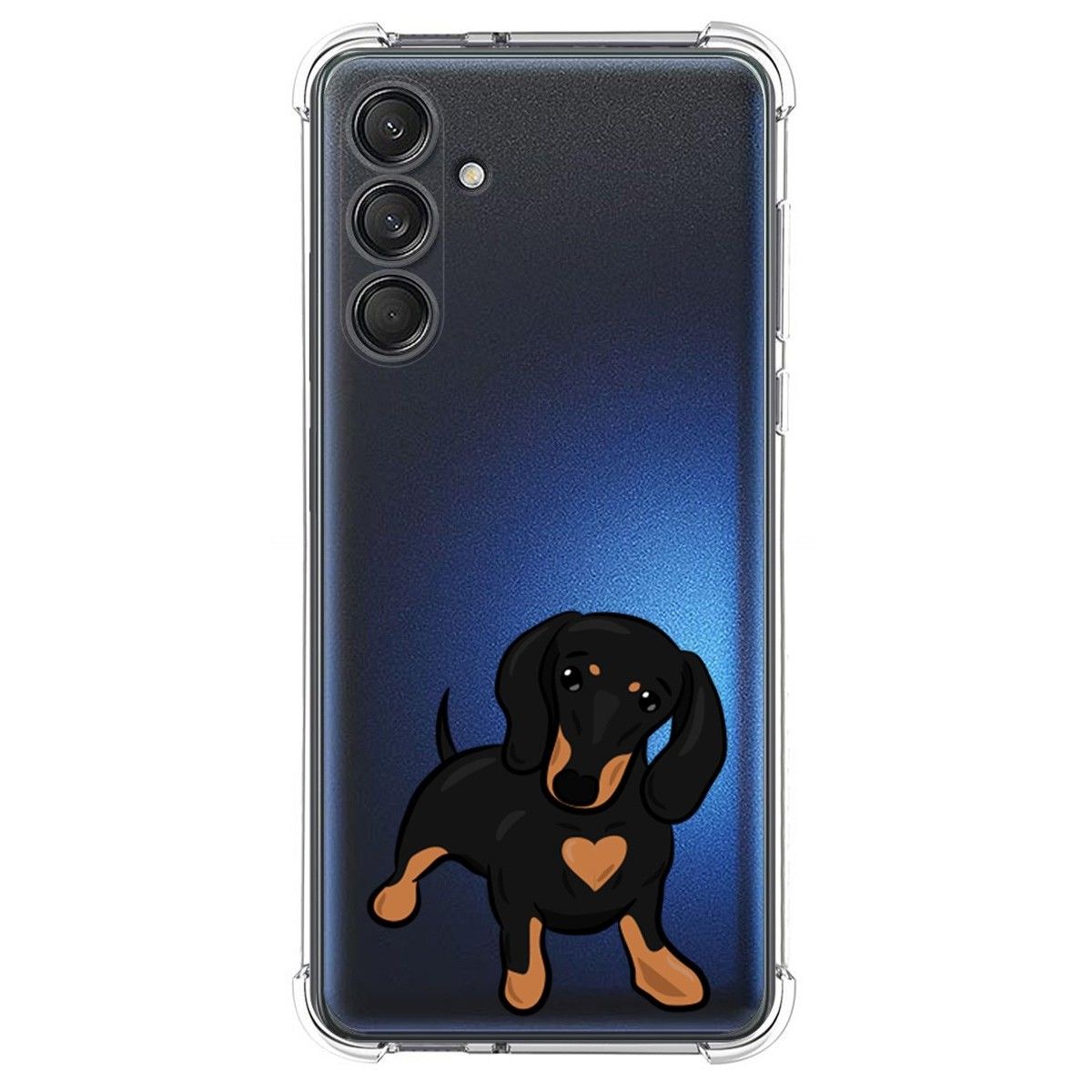 Funda Silicona Antigolpes para Samsung Galaxy M55 5G diseño Perros 04 Dibujos