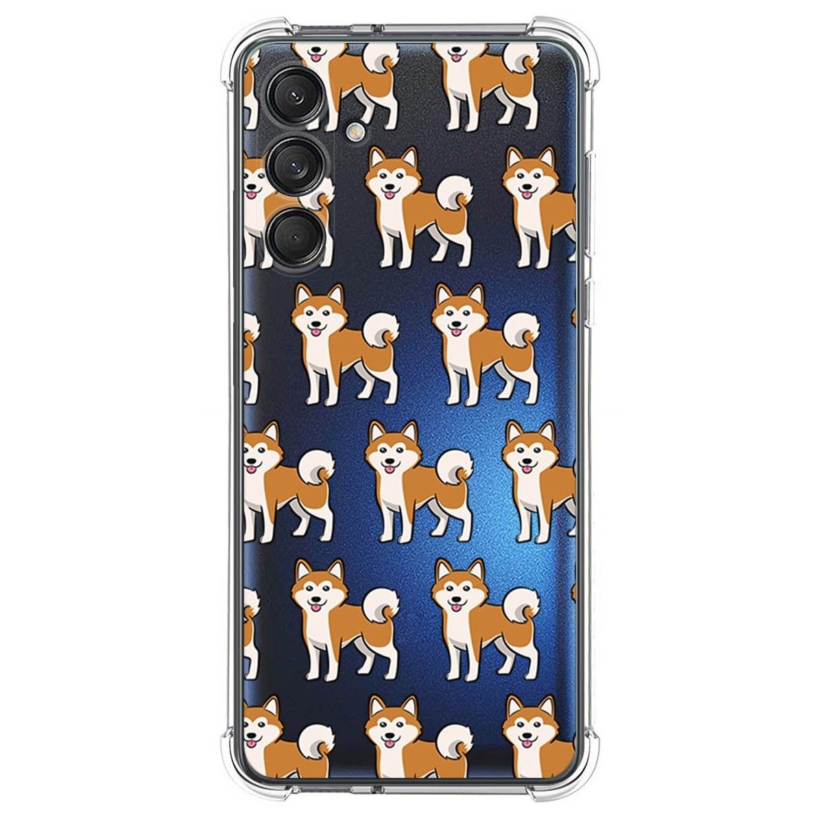 Funda Silicona Antigolpes para Samsung Galaxy M55 5G diseño Perros 08 Dibujos