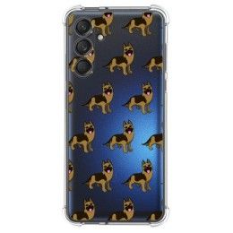 Funda Silicona Antigolpes para Samsung Galaxy M55 5G diseño Perros 09 Dibujos