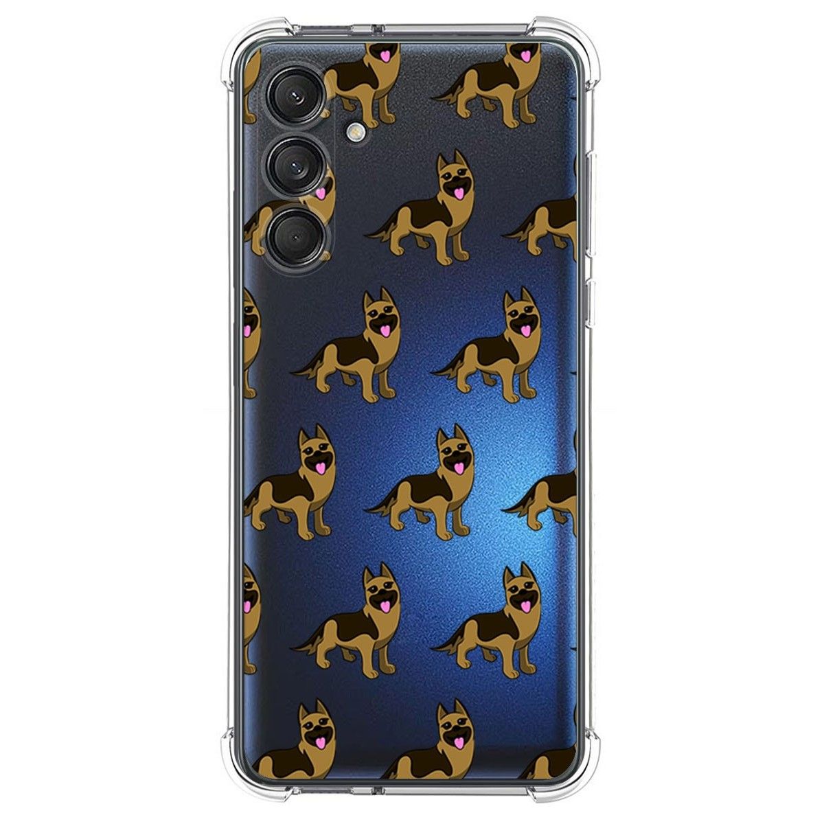 Funda Silicona Antigolpes para Samsung Galaxy M55 5G diseño Perros 09 Dibujos