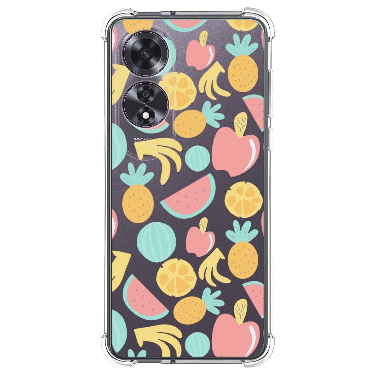 Funda Silicona Antigolpes para Oppo A60 4G diseño Frutas 02 Dibujos