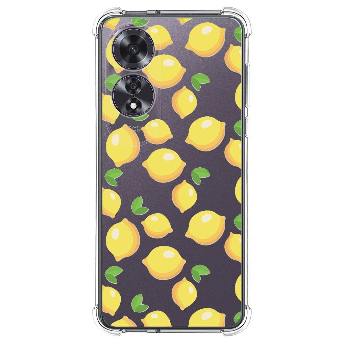 Funda Silicona Antigolpes para Oppo A60 4G diseño Limones Dibujos