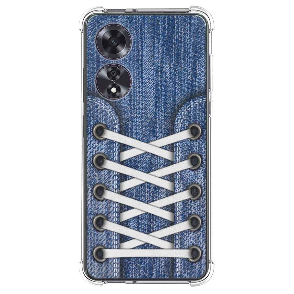 Funda Silicona Antigolpes para Oppo A60 4G diseño Zapatillas 01 Dibujos