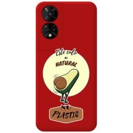 Funda Silicona Líquida Roja para TCL 50 5G diseño Culo Natural Dibujos