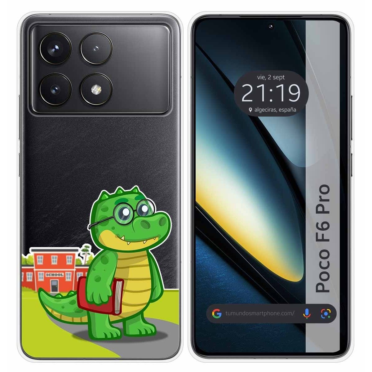 Funda Silicona Transparente para Xiaomi Poco F6 Pro 5G diseño Coco Dibujos