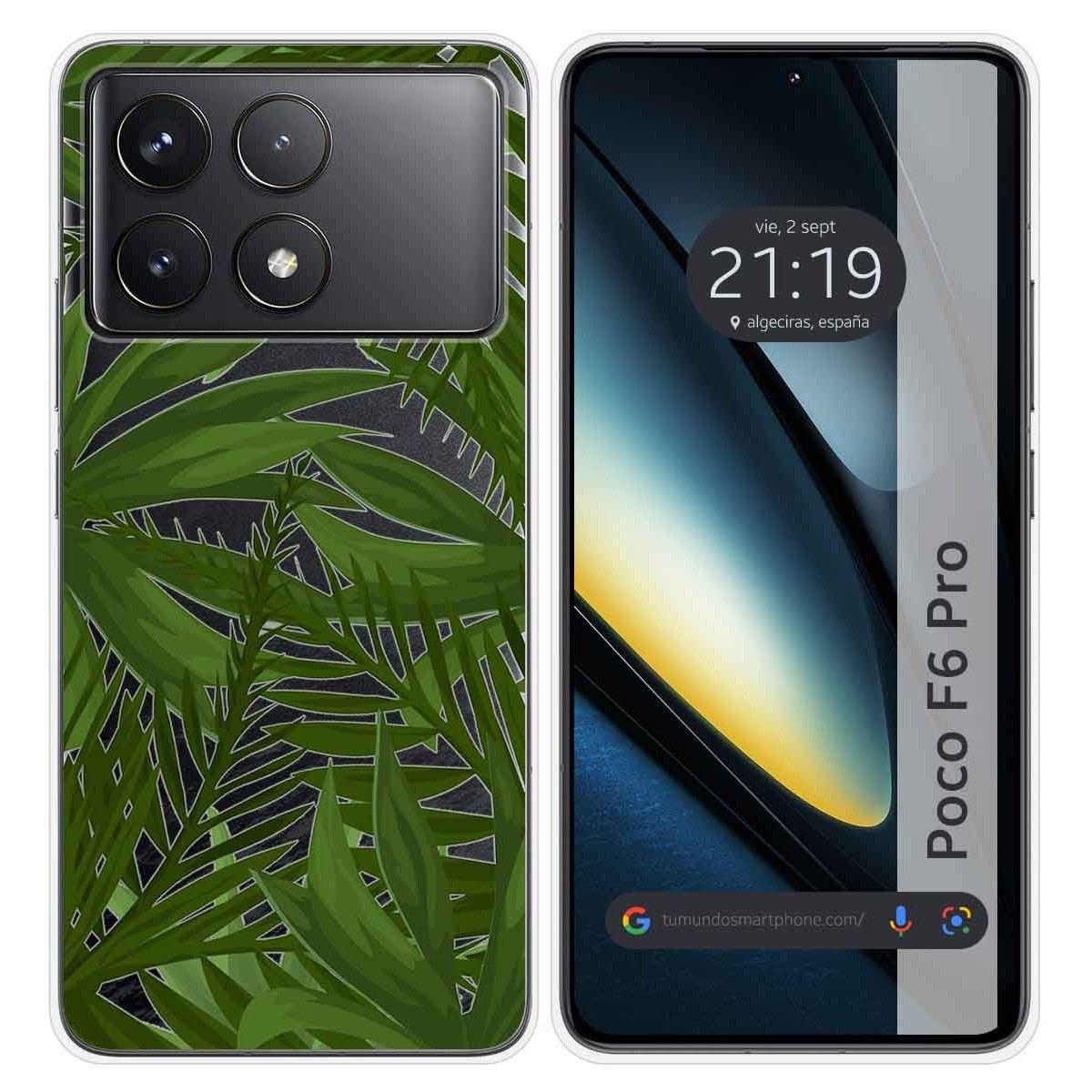 Funda Silicona Transparente para Xiaomi Poco F6 Pro 5G diseño Jungla Dibujos