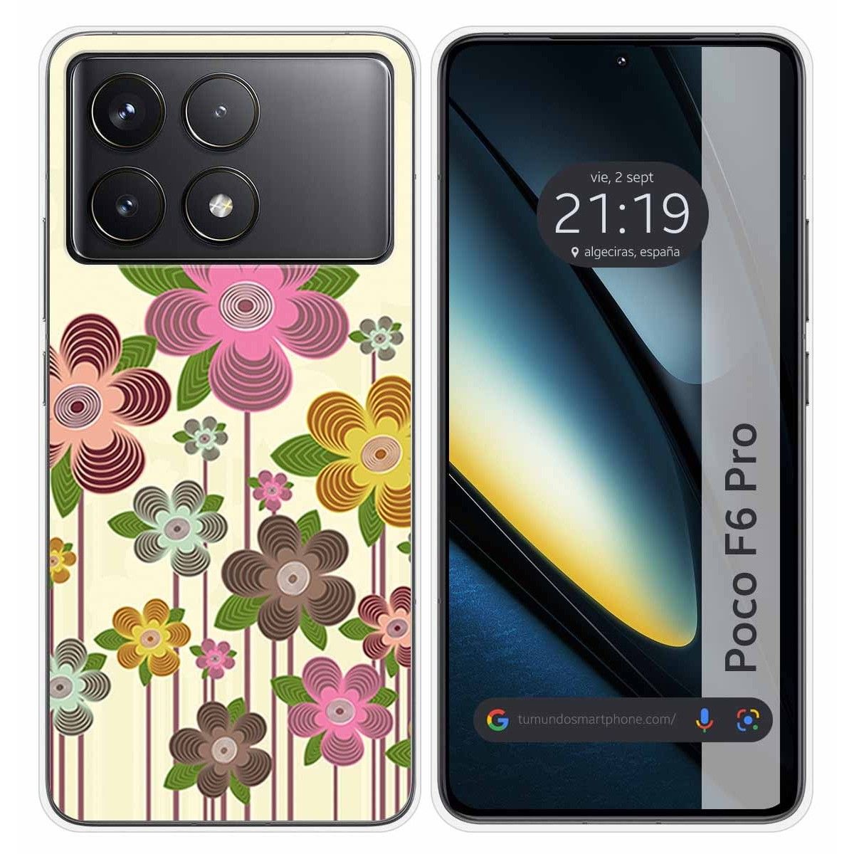 Funda Silicona para Xiaomi Poco F6 Pro 5G diseño Primavera En Flor Dibujos