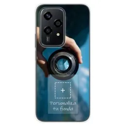 Personaliza tu Funda Silicona Gel Tpu Transparente con tu Fotografia para Huawei Honor 200 Lite 5G Dibujo Personalizada