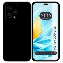 Funda Silicona Gel TPU Negra para Huawei Honor 200 Lite 5G