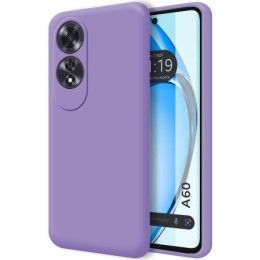 Funda Silicona Líquida Ultra Suave para Oppo A60 4G color Morada