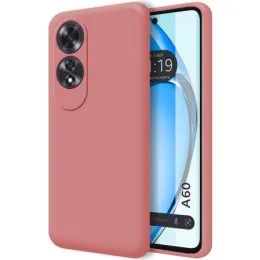 Funda Silicona Líquida Ultra Suave para Oppo A60 4G color Rosa