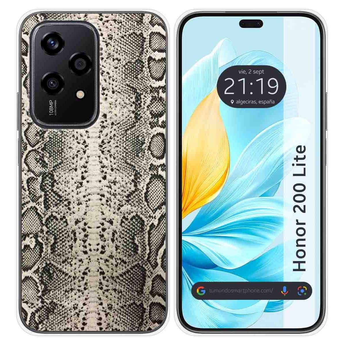 Funda Silicona para Huawei Honor 200 Lite 5G diseño Animal 01 Dibujos