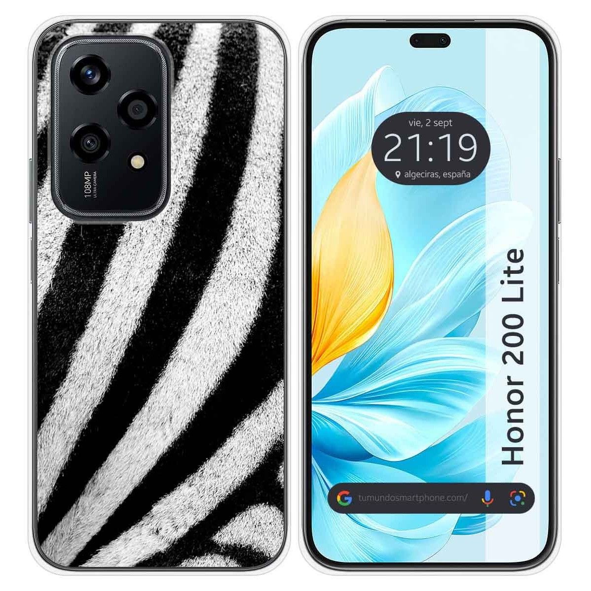 Funda Silicona para Huawei Honor 200 Lite 5G diseño Animal 02 Dibujos