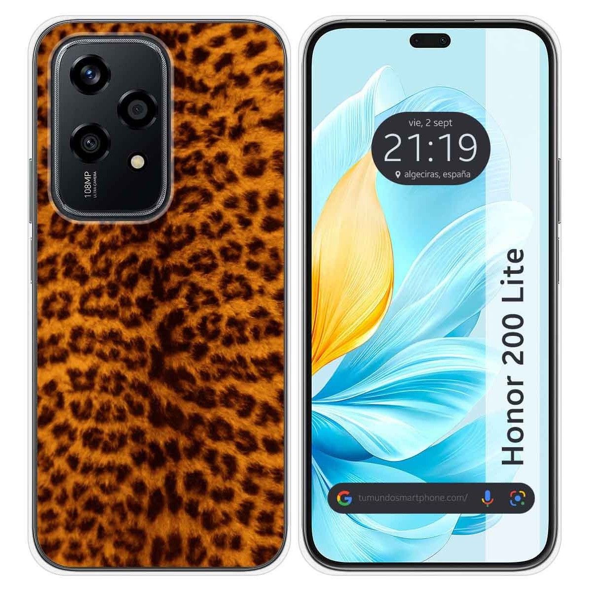 Funda Silicona para Huawei Honor 200 Lite 5G diseño Animal 03 Dibujos