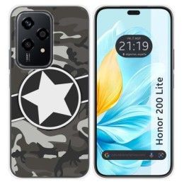 Funda Silicona para Huawei Honor 200 Lite 5G diseño Camuflaje 02 Dibujos