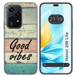 Funda Silicona para Huawei Honor 200 Lite 5G diseño Madera 01 Dibujos