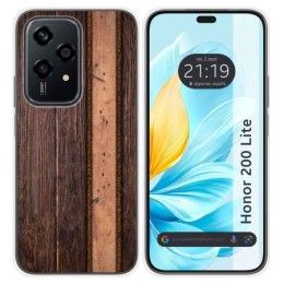 Funda Silicona para Huawei Honor 200 Lite 5G diseño Madera 05 Dibujos