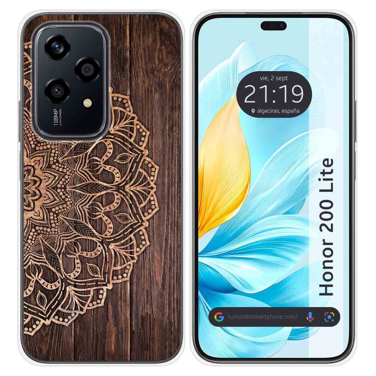 Funda Silicona para Huawei Honor 200 Lite 5G diseño Madera 06 Dibujos