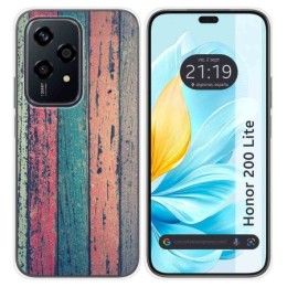 Funda Silicona para Huawei Honor 200 Lite 5G diseño Madera 10 Dibujos