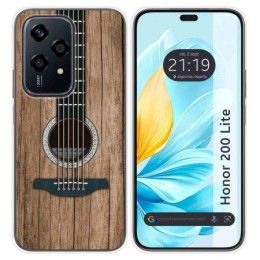 Funda Silicona para Huawei Honor 200 Lite 5G diseño Madera 11 Dibujos