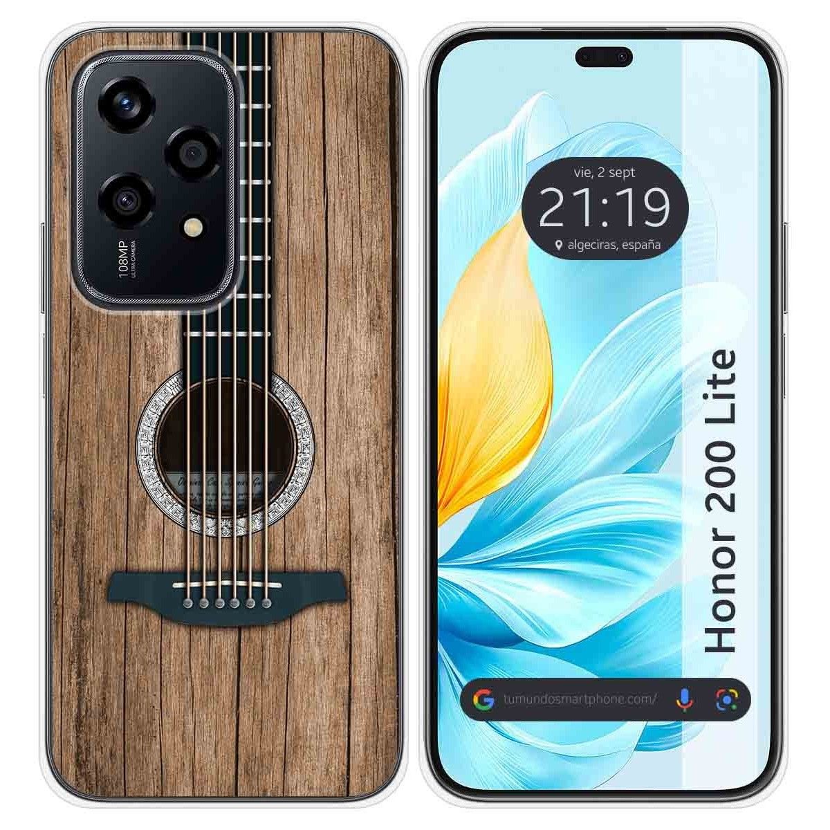 Funda Silicona para Huawei Honor 200 Lite 5G diseño Madera 11 Dibujos