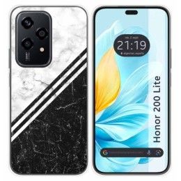 Funda Silicona para Huawei Honor 200 Lite 5G diseño Mármol 01 Dibujos