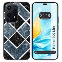 Funda Silicona para Huawei Honor 200 Lite 5G diseño Mármol 06 Dibujos