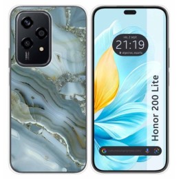 Funda Silicona para Huawei Honor 200 Lite 5G diseño Mármol 09 Dibujos